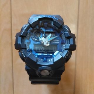 ジーショック(G-SHOCK)のG-shock wr20bar　ブラック＆ブルー(腕時計(デジタル))