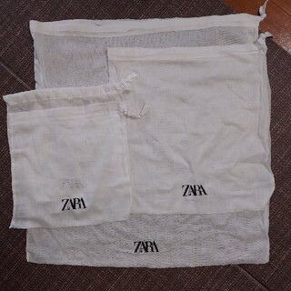 ザラ(ZARA)のZARA　巾着袋　4枚セット(ショップ袋)