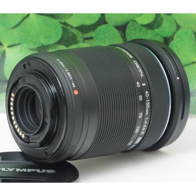 OLYMPUS(オリンパス)の【美品】オリンパスM.ZUIKO40-150mm望遠レンズスポーツ撮影で大活躍 スマホ/家電/カメラのカメラ(レンズ(ズーム))の商品写真