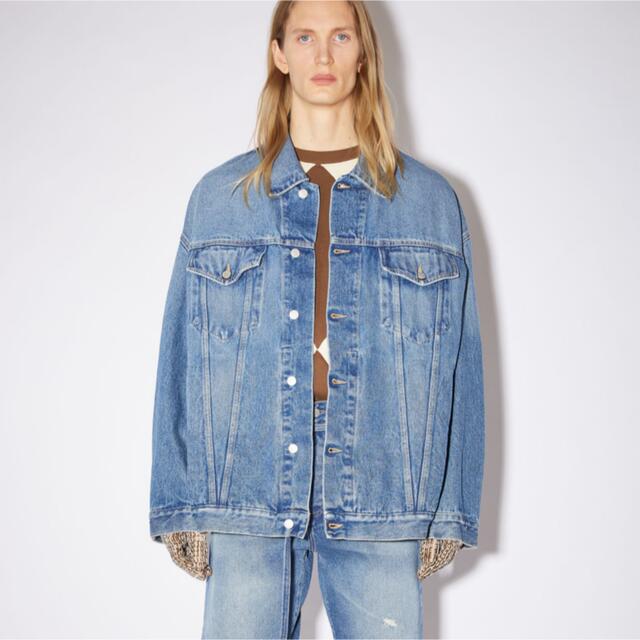 メンズacne studios over sized denim jacket