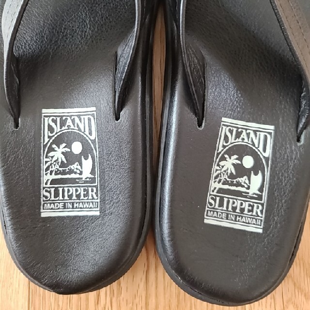 ISLAND SLIPPER(アイランドスリッパ)のアイランドスリッパ　黒　24.0 レディースの靴/シューズ(ビーチサンダル)の商品写真