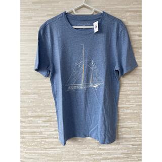 バナナリパブリック(Banana Republic)の「Mサイズ」BANANA REPUBLIC  Tシャツ　メンズ ブルー(Tシャツ/カットソー(半袖/袖なし))