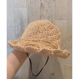 ムジルシリョウヒン(MUJI (無印良品))の無印良品　麦わらペーパーハット　ゴム付き(帽子)