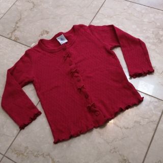 プチバトー(PETIT BATEAU)のプチバトー　カーディガン　18m/81cm(カーディガン/ボレロ)