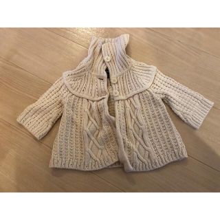 ベビーギャップ(babyGAP)のbabyGAPのベージュカーディガン 80cm(カーディガン/ボレロ)