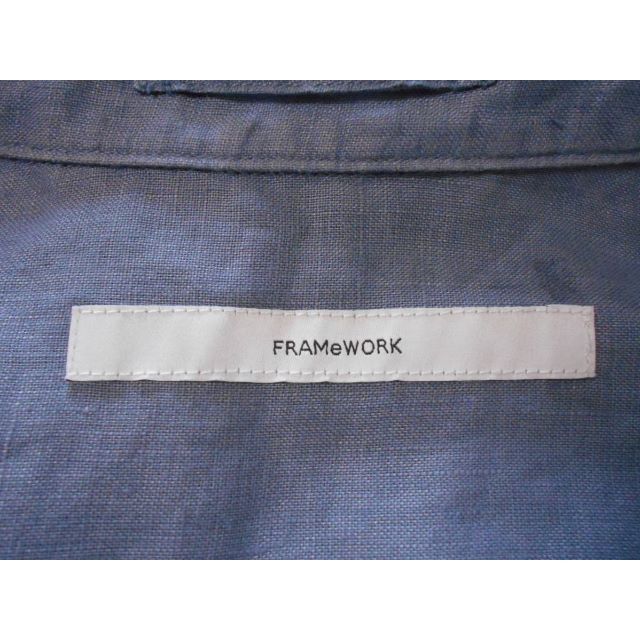 FRAMeWORK(フレームワーク)の💙FRAMeWORK/フレンチリネン*FRENCH LINEN 2WAY シャツ レディースのトップス(シャツ/ブラウス(長袖/七分))の商品写真