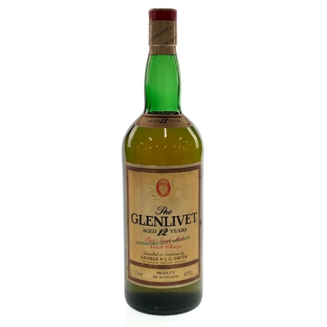 【国内即発送】飲料/酒グレンリベット GLENLIVET 12年 旧ボトル 1000ml - bilisko.com.br