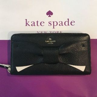 ケイトスペードニューヨーク(kate spade new york)の早い者勝ち！新品タグ付き♪【Kate】大人気のおリボン長財布★(財布)