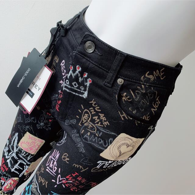DOLCE&GABBANA 未使用 オードリーフィット ブラック デニム パンツ DOLCE&GABBANA 未使用 オードリーフィット ブラック デニム パンツ