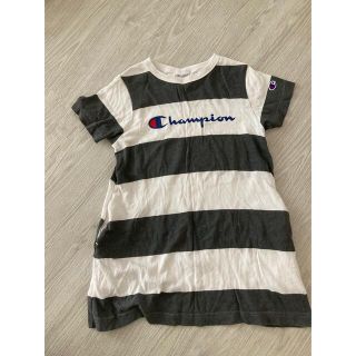 チャンピオン(Champion)のチャンピオン　champion ワンピース　120 ボーダー　半袖　Tシャツ(ワンピース)