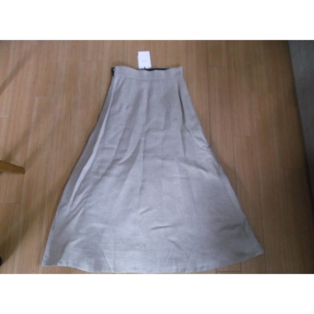 タグ付・YLEVEのリネンキャンバスプリントスカート 5