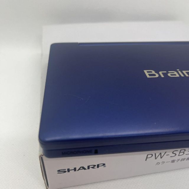 動作品】SHARP Brain PW-SB3-K カラー電子辞書 ネイビー