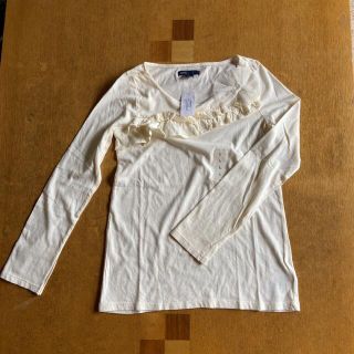 ギャップキッズ(GAP Kids)のGapkids  トップス カットソー  オフホワイト　未使用品(Tシャツ/カットソー)