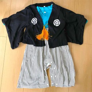 紋付袴カバーオール(80cm)(和服/着物)