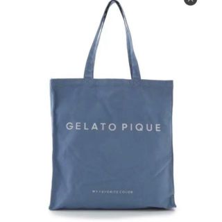 ジェラートピケ(gelato pique)の【新品】gelato pique ジェラートピケ ホビートートバッグ*ブルー(トートバッグ)