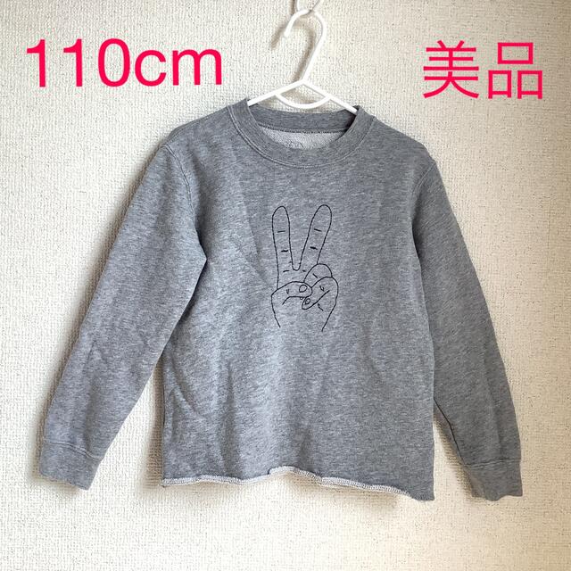 女の子　男の子　110cmトレーナー(g110-93) キッズ/ベビー/マタニティのキッズ服女の子用(90cm~)(Tシャツ/カットソー)の商品写真