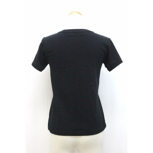 ZUCCa(ズッカ)のズッカ zucca Tシャツ カットソー プリント 英字 半袖 M 黒 ブラック レディースのトップス(Tシャツ(半袖/袖なし))の商品写真