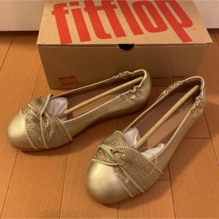 フィットフロップ(fitflop)のfitflopフィットフロップ フラットシューズ　靴　新品　22センチ(バレエシューズ)