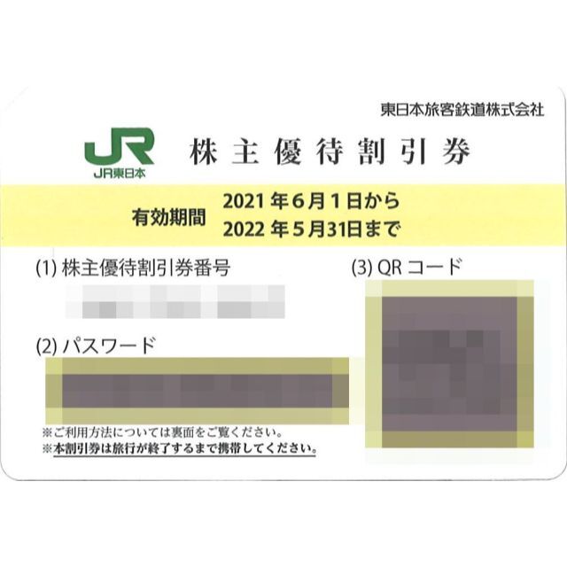 卸直営店(お得な特別割引価格) ☆2枚セット☆ JR東日本 株主優待 4