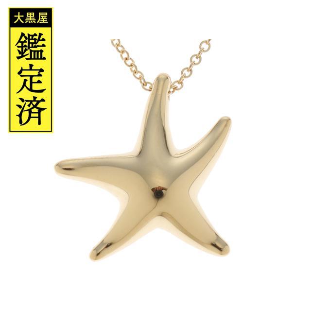 Tiffany & Co. - TIFFANY&CO　スターフィッシュネックレス　YG　3.6g　【460】