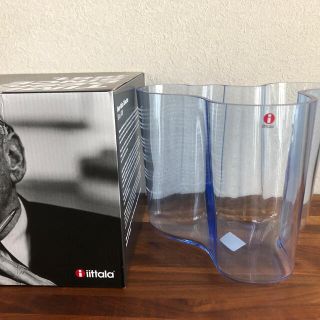 イッタラ(iittala)の★イッタラ ★iittala★アアルト  ベース★アクア★美品★(花瓶)