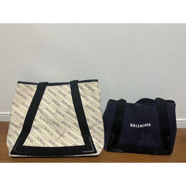 bw437BALENCIAGA（バレンシアガ）ネイビー カバス　M