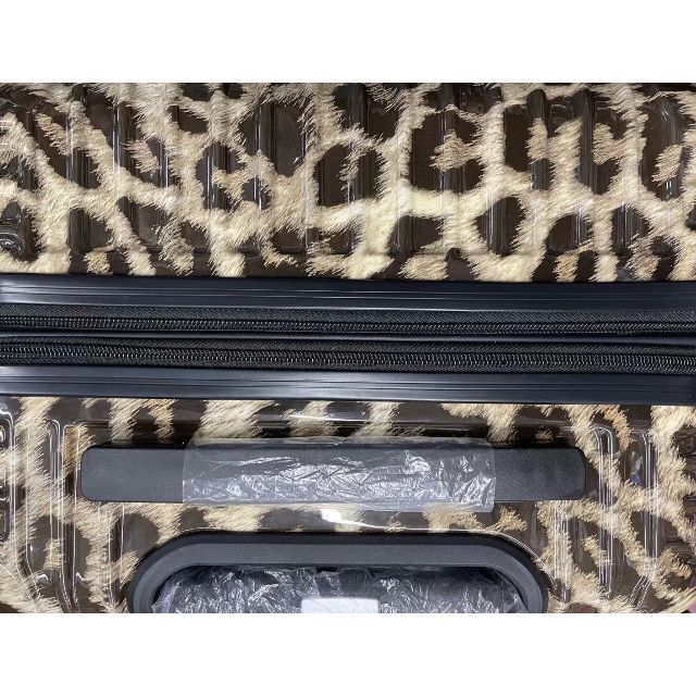 キャリーケース ヒョウ柄 ｓサイズ 新品 拡張機能付き 軽量 レディースのバッグ(スーツケース/キャリーバッグ)の商品写真