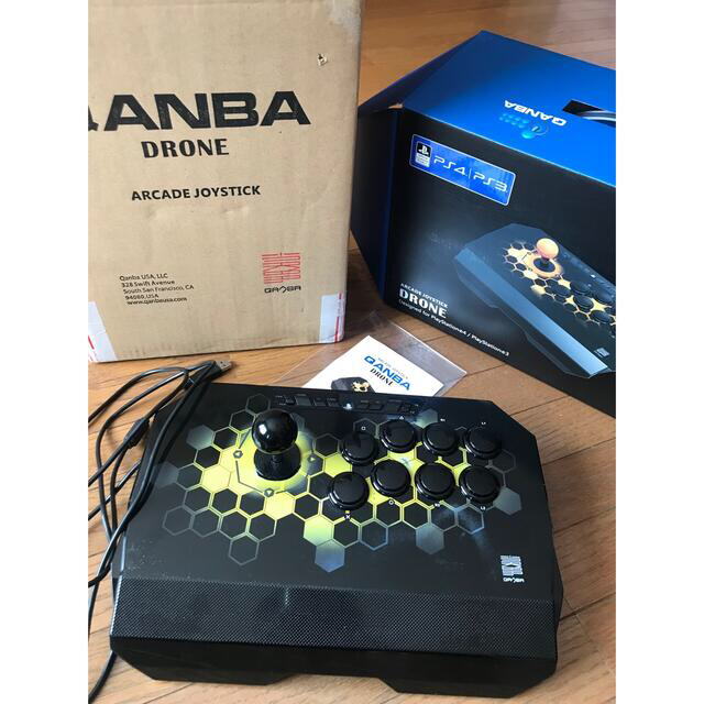 クァンバ アケコン ドローン 三和電子レバーボタン換装 QANBA DRONE クァンバ アケコン ドローン 三和電子レバーボタン換装 QANBA DRONE