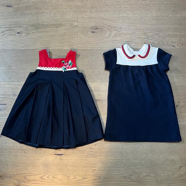 Gucci(グッチ)のgucci キッズ　グッチチルドレン　ワンピース　2枚セット キッズ/ベビー/マタニティのキッズ服女の子用(90cm~)(ワンピース)の商品写真