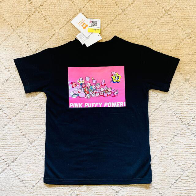 任天堂(ニンテンドウ)の星のカービィ30周年記念モデル キッズTシャツ　120サイズ キッズ/ベビー/マタニティのキッズ服女の子用(90cm~)(Tシャツ/カットソー)の商品写真