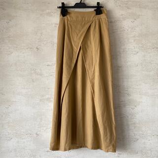 イエナ(IENA)の定価¥35200 新品未使用✦Uhr  linen stripe skirt(ロングスカート)