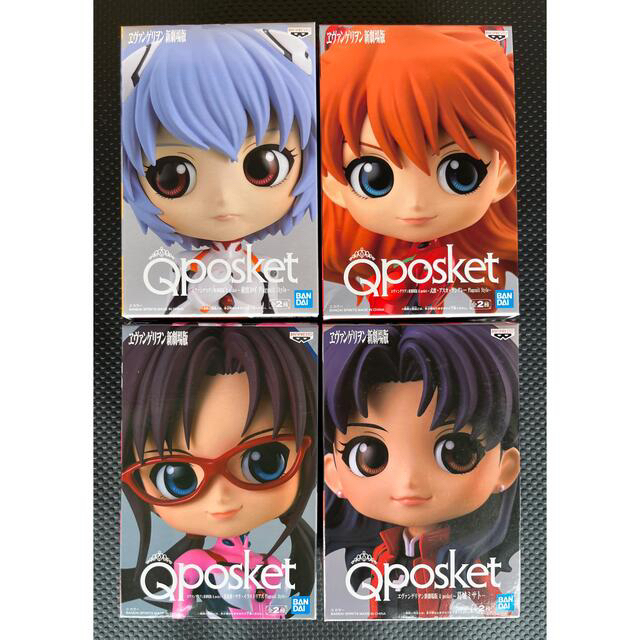 BANPRESTO(バンプレスト)の【 Bカラーセット 】Qposket ヱヴァ新劇場版4体セット エンタメ/ホビーのフィギュア(アニメ/ゲーム)の商品写真