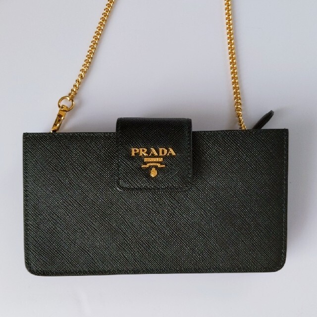 Prada プラダ スマホショルダー ナイロン ポーチ ブラック 黑