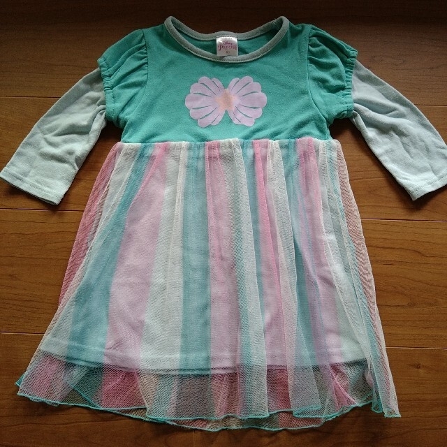 しまむら(シマムラ)のアリエル　ワンピース＆パンツセット キッズ/ベビー/マタニティのキッズ服女の子用(90cm~)(ワンピース)の商品写真