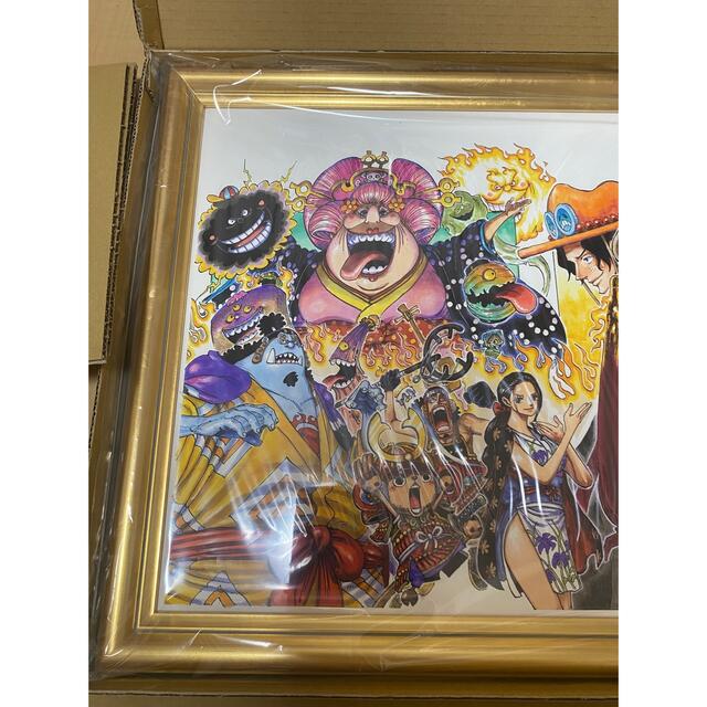 集英社 - ONE PIECE 99〜101巻つながるイラスト額縁付きポスターの通販