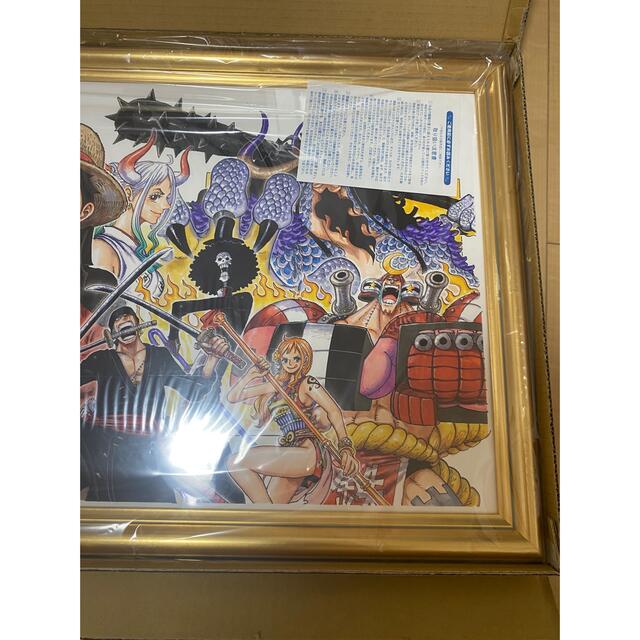 集英社 - ONE PIECE 99〜101巻つながるイラスト額縁付きポスターの通販