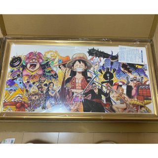 集英社 - ONE PIECE 99〜101巻つながるイラスト額縁付きポスターの通販