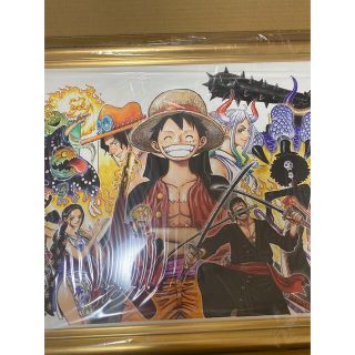 集英社 - ONE PIECE 99〜101巻つながるイラスト額縁付きポスター