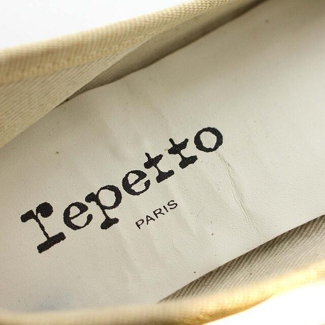 repetto(レペット)のレペット Repetto バレエシューズ レザー 37 23.5cm ゴールド レディースの靴/シューズ(バレエシューズ)の商品写真