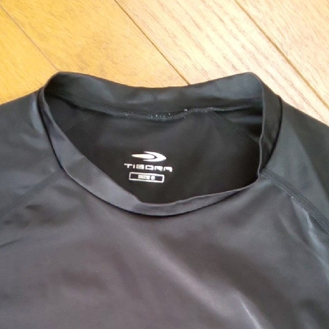 TIGORA(ティゴラ)のティゴラ TIGORA 七分袖コンプレッション ブラック Sサイズ スポーツ/アウトドアの野球(ウェア)の商品写真