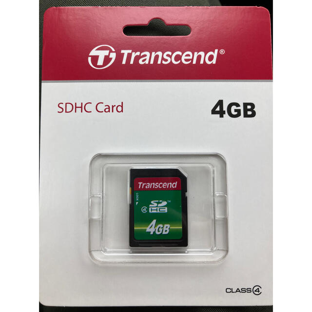 Transcend(トランセンド)のSDHCカード（4GB）Transcend【新品・未使用】 スマホ/家電/カメラのPC/タブレット(PC周辺機器)の商品写真