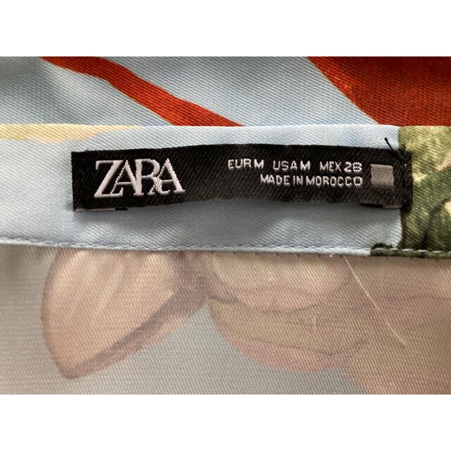 ZARA(ザラ)のZARA花柄 シャツワンピース レディースのワンピース(ロングワンピース/マキシワンピース)の商品写真