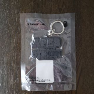 アベイシングエイプ(A BATHING APE)の【新品】A BATHING APE ATS KEYCHAIN M 黒(キーホルダー)