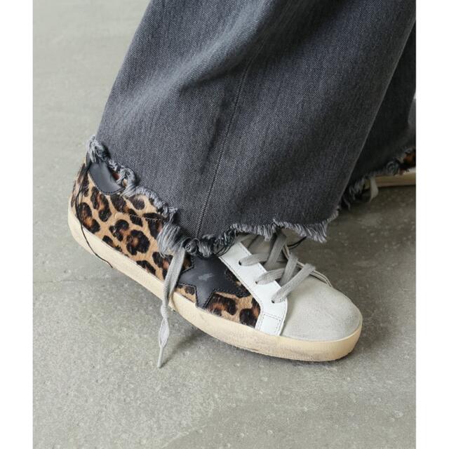 【GOLDEN GOOSE 】 LEOPARD SUPER STAR