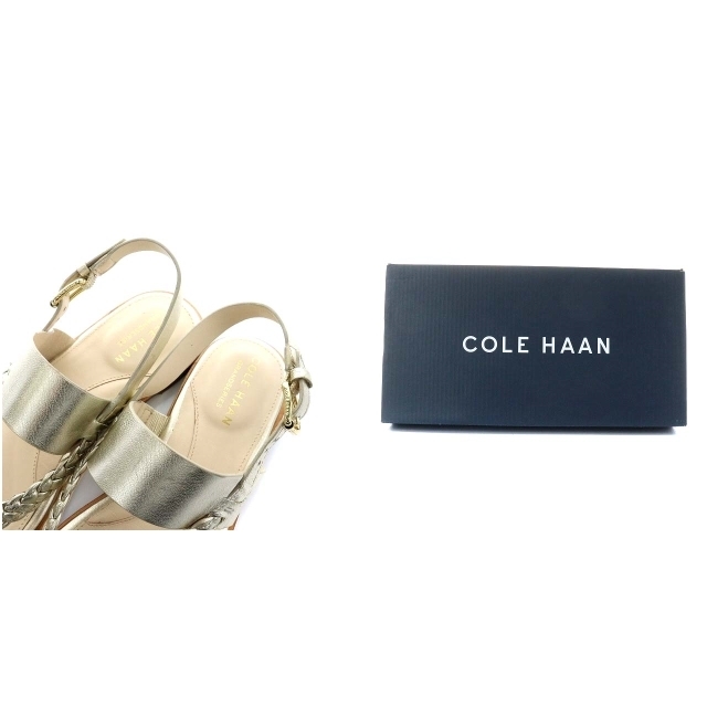 Cole Haan(コールハーン)のコールハーン アニカ トング サンダル ストラップ 5 22.0cm シルバー色 レディースの靴/シューズ(サンダル)の商品写真