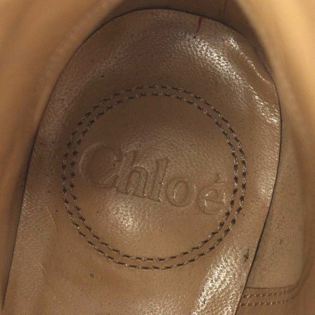 Chloe(クロエ)のクロエ アンクルブーツ ショート フラット サイドジップ スエード 36 黒 レディースの靴/シューズ(ブーツ)の商品写真