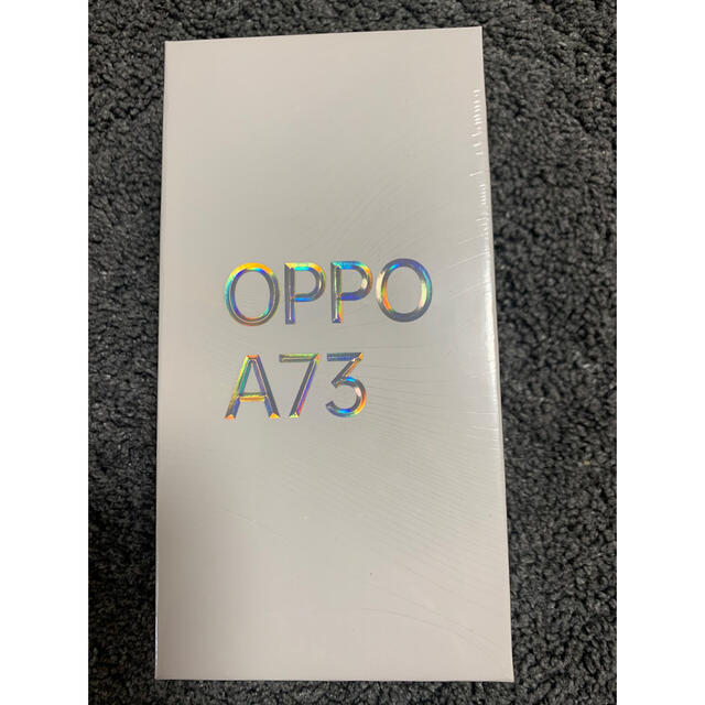 新品未開封品 1台 OPPO A73  ネービーブルー