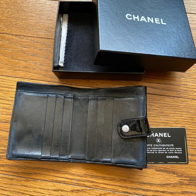 CHANEL - シャネル エナメル財布の通販 by レイラ's shop CHANEL - シャネル エナメル財布の通販 by レイラ's shop