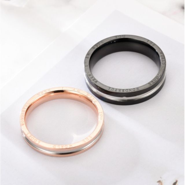 指輪 ゴシックリング ステンレス ブラック×シルバー メンズのアクセサリー(リング(指輪))の商品写真