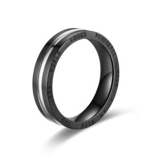 指輪 ゴシックリング ステンレス ブラック×シルバー(リング(指輪))
